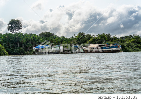 River boat tour on the Guama River at Belem do Para, a city on the north area of Brazil. River boat tour on the Guama River at Belem do Para, a city on the north area of Brazil. 131353335
