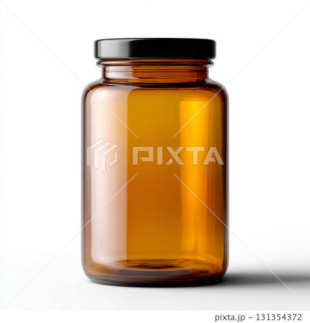 コピースペースがある薬瓶素材 131354372