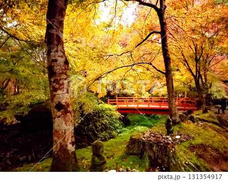秋の京都、大原三千院の紅葉の風情 秋の京都、大原三千院の紅葉の風情 131354917