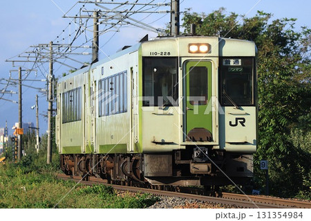 【JR東日本】キハ110形（北しなの線：三才〜豊野） 131354984