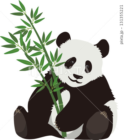 笹を持つパンダ 笹を持つパンダ 131355221