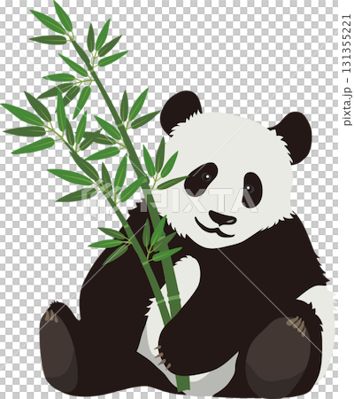 笹を持つパンダ 笹を持つパンダ 131355221