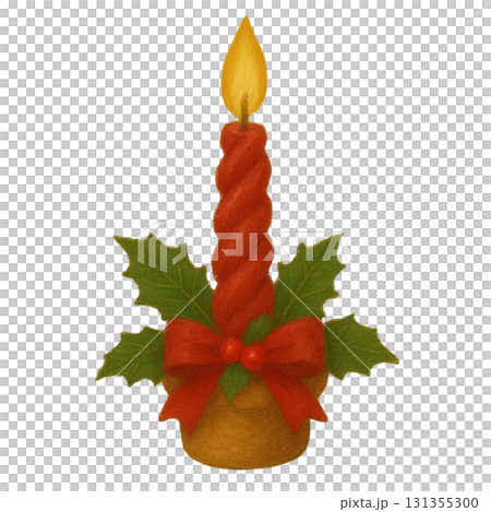 【クリスマス】キャンドルのイラスト 131355300