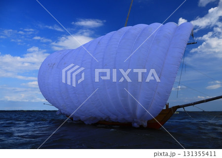 霞ヶ浦風物詩観光帆引き船 131355411