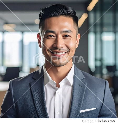 やる気に満ちたビジネスマン　イラスト 131355739