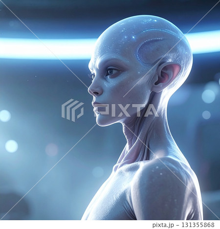 未来を見つめる宇宙人 イラスト 未来を見つめる宇宙人 イラスト 131355868