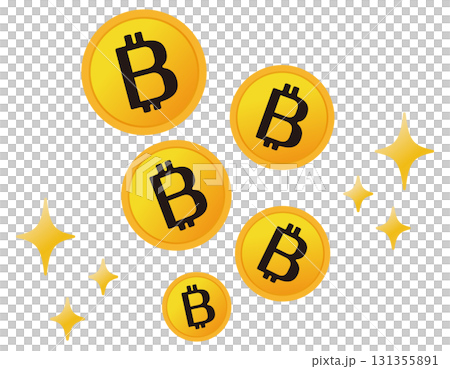 比特幣圖示虛擬貨幣 131355891
