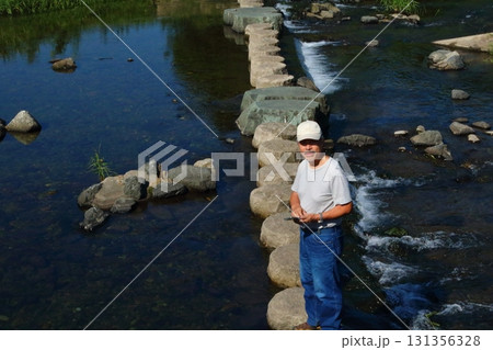都幾川、水辺の遊歩道 131356328
