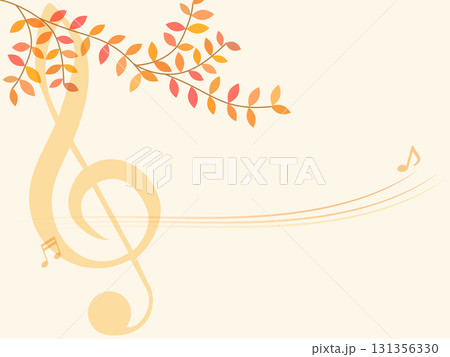 秋の音楽背景 131356330