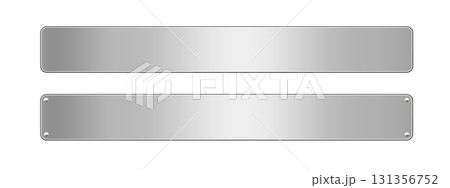 銀の金属プレート　セット01 131356752