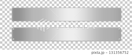 銀の金属プレート　セット01 131356752