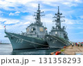 イージス艦とむらさめ型護衛艦 131358293