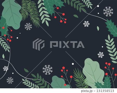 クリスマスのイメージ背景フレーム_ベクターイラスト 131358513