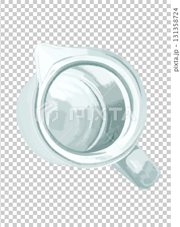 ガラスの水差し(ブルー)俯瞰 ガラスの水差し(ブルー)俯瞰 131358724