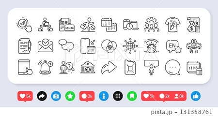 T-shirt design, Court building and Canister oil line icons pack. Social media: share, comment, like icons. International globe, Account, Chat message web icon. Vector T-shirt design, Court building and Canister oil line icons pack. Social media: share, comment, like icons. International globe, Account, Chat message web icon. Vector 131358761