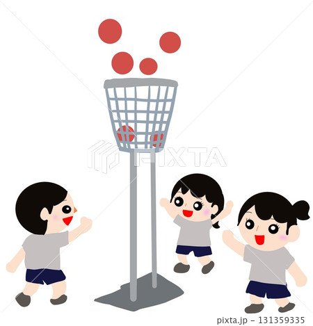 運動会 玉入れ 運動会 玉入れ 131359335