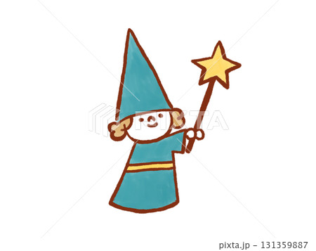 星を持つかわいい魔法使い 星を持つかわいい魔法使い 131359887