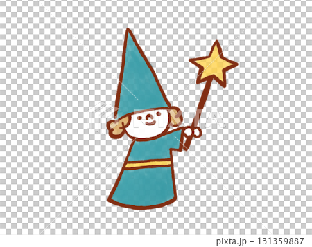 星を持つかわいい魔法使い 星を持つかわいい魔法使い 131359887