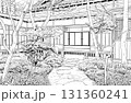 漫画風ペン画イラスト　和風（外観） 131360241