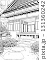 漫画風ペン画イラスト　和風（外観） 131360242