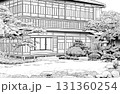 漫画風ペン画イラスト　和風（外観） 131360254