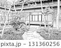 漫画風ペン画イラスト　和風（外観） 131360256