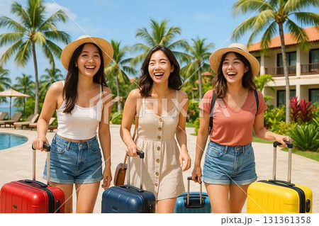 友達とのリゾート旅 131361358