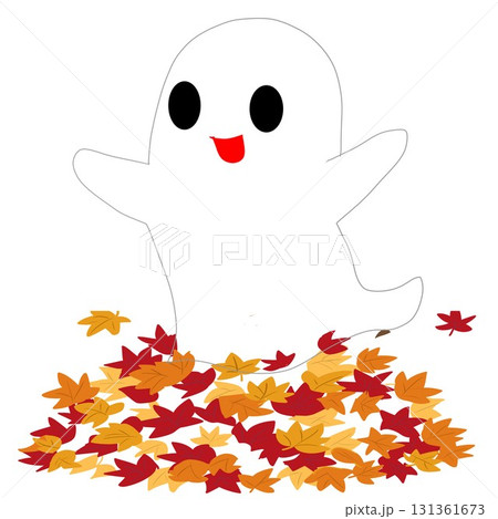 おどけて踊るハロウィンゴースト 131361673