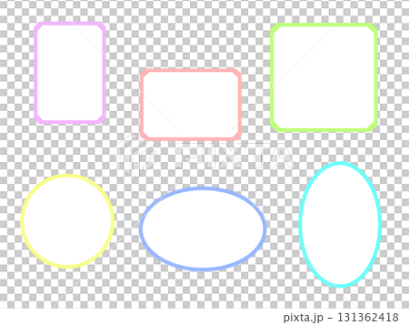 方形框架幻燈片底座 131362418