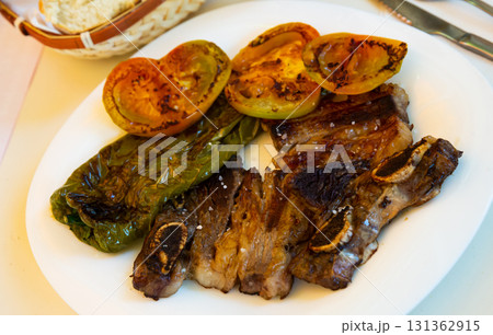 Churrasco grilled beef short ribs Churrasco grilled beef short ribs 131362915