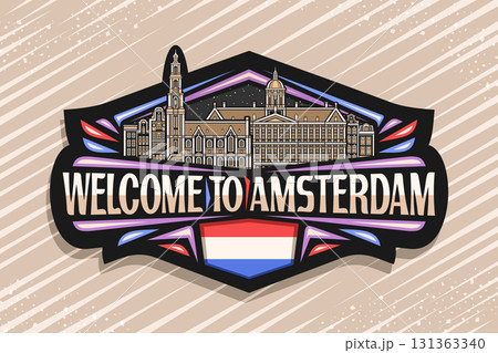 Vector logo for Amsterdam Vector logo for Amsterdam 131363340
