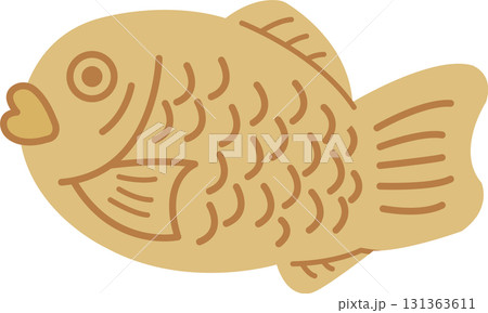 たい焼きのイラスト 131363611