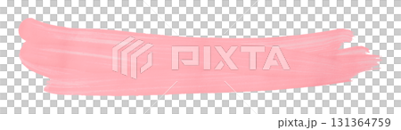 Abstract pink watercolor background. Hand drawn artistic style. Isolated on transparent background. 131364759