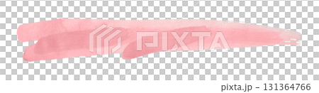 pink watercolor background. Artistic hand paint. Isolated on transparent background. 131364766