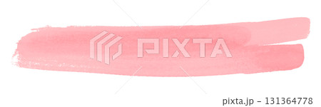 pink watercolor background. Artistic hand paint. Isolated on transparent background. 131364778