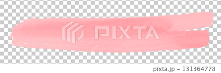 pink watercolor background. Artistic hand paint. Isolated on transparent background. 131364778