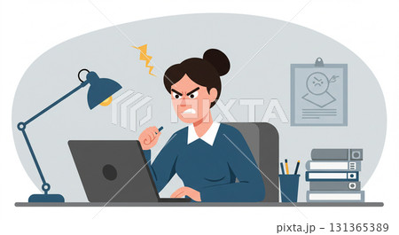 怒りの業務対応、限界の瞬間 131365389