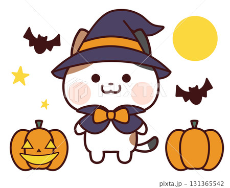 ハロウィンの三毛猫 ハロウィンの三毛猫 131365542