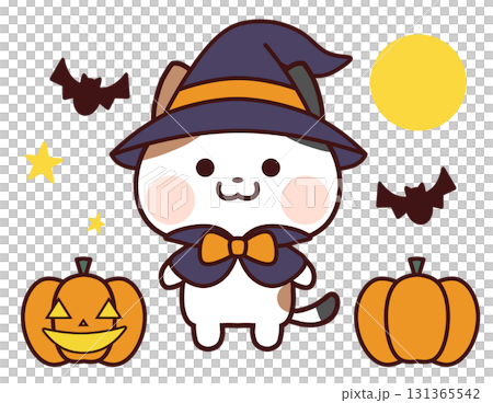 ハロウィンの三毛猫 ハロウィンの三毛猫 131365542