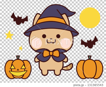 ハロウィンのトラ猫 ハロウィンのトラ猫 131365543