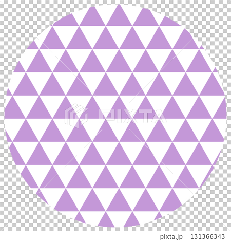 パターン7 三角うろこ パープル 131366343