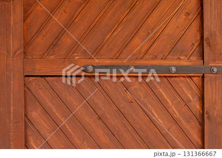 Wooden gate and metal parts Wooden gate and metal parts 131366667