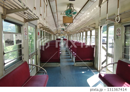 石川県加賀市：北陸鉄道6010系 クモハ601車内クロスシート部 131367414