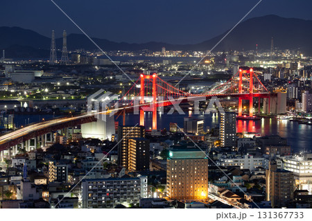 高塔山公園から見た夜景 131367733