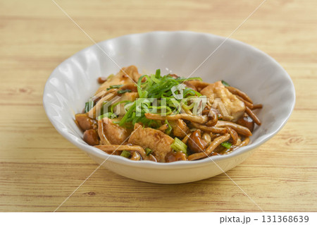 厚揚げとナメコの炒め物 厚揚げとナメコの炒め物 131368639