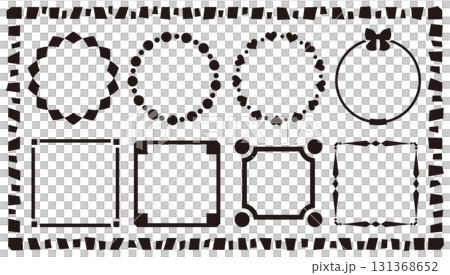 Set of simple frames 131368652