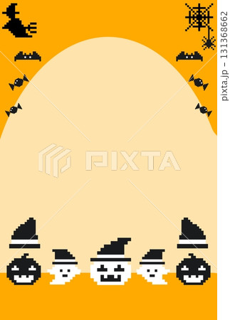 ハロウィン、ピクセルアートのイラスト。 ハロウィン、ピクセルアートのイラスト。 131368662