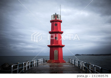 The lighthouse and sea at Naksan Beach The lighthouse and sea at Naksan Beach 131369576