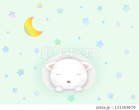 眠っているネコの背景　J-3 131369670