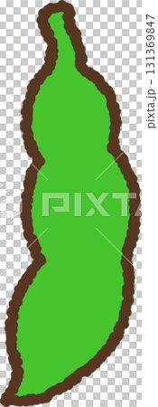 手繪單圖示插圖蔬菜毛豆 131369847